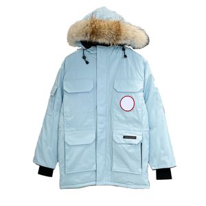 Top Qualité Designer Femmes Hommes Mi Longueur Version Canadienne Puffer Down Veste Femme Parkas Hiver Épais Chaud Gooses Manteaux Coupe-Vent Streetwear Goose Parka