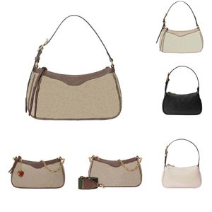 Luxe designer dames handtas kleine tas hoogwaardige bloem canvas portemonnee lederen man tas crossbody designer clutch tote schoudertelefoon zwarte kettingzak