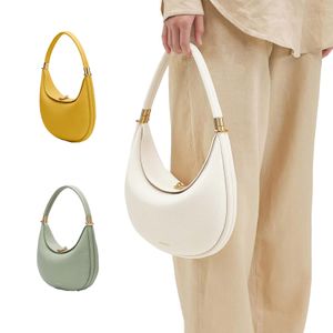 Sac de songmont luna de qualité supérieure de qualité supérieure pour femme Songmont Luna pour femme Half Moon Leather épaule crossbody uniforme sac de créateur fourre-tout luxurys sac à main