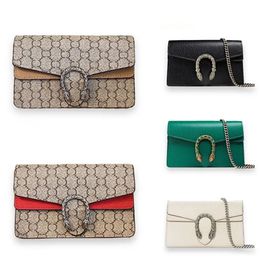 8A Luxurys Sac à main Dionysus Snake Designer Sac fourre-tout pour femme Miroir Qualité Pochette Pochette Messenger Sac Homme Cuir Chaîne d'argent Sacs à bandoulière CrossBody Purse