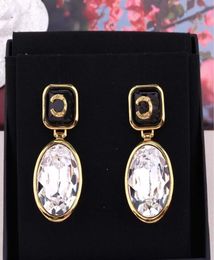 Boucle d'oreille goutte de qualité supérieure avec diamant de couleur transparent et noir pour femmes, bijoux de mariage, cadeau PS36734614351
