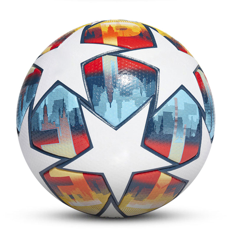 Top Quality European 2023 2024 2025 Championnat Football 23 24 25 Finale de ligue Kiev Pu Size 5 Ball Pellet Football non glissant