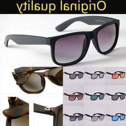 Fashion de qualité supérieure 55 mm Justin 4165 Lunettes de soleil polarisées Men de soleil Femmes Lunettes de soleil Nylon Salles de soleil avec accessoires DQVEJ