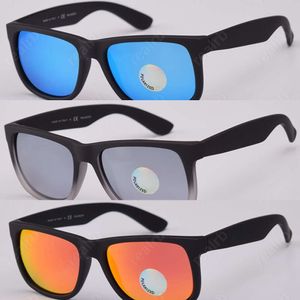 Top qualité mode 55mm JUSTIN 4165 lunettes de soleil polarisées hommes femmes lunettes de soleil monture en Nylon lunettes de soleil avec accessoires
