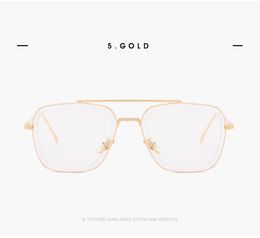 Lunettes de soleil homme design de mode de qualité supérieure 006 montures carrées vintage style populaire uv 400 lunettes de protection extérieure