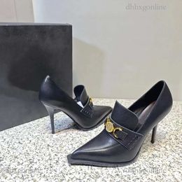 Chaussures de robe de créateur de qualité supérieure Femmes Splice en cuir authentique Super 11,5 cm High Talon Luxur