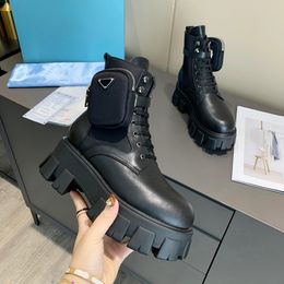 Top Qualité Mode Martin Femmes Designer Bottes Femmes Chaussures Bottines Poche Noir PR Roman Bootss Boodels Inspiré Combat Blanc Cowboy Chelsea Boot