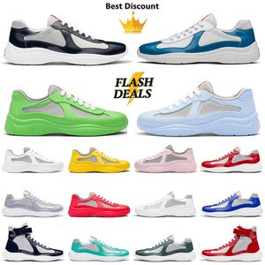 prada shoes sneakers americas cup Hommes femmes Sport Designer robes chaussures sneakers top plate - forme chaussures de sport sneakers 【code ：L】