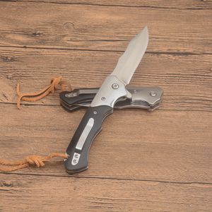 Topkwaliteit G4261 Assisted Flipper Folding Knife 440C Satin Drop Point Blade Staal met houten handgreep Outdoor camping wandelvissen Survival EDC Pocket Knives
