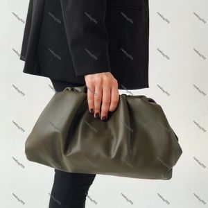 Sac de créateur noir Marque célèbre la pochette Soft Calfskin dames grand sac d'embrayage Hand Fashion Femmes Cloud Sac Top qualité