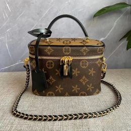 hoge kwaliteit echt leer VANITY camera schoudertas dames heren bakken crossbody tassen luxe designer make-up mode winkelen portemonnee hoesjes kaartvakken handtas