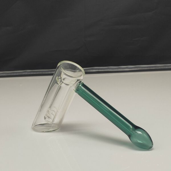 Tubo de vidrio de calidad superior Bong Dab Rig Puñado Bongs Tubos de agua de vidrio de sílice Estilo de martillo de filtro