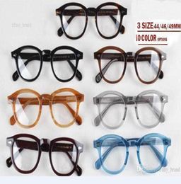 Lunettes de qualité supérieure Cadre Clean Lens Johnny Depp Lunettes Myopie Eyeglass Lemtosh Men Femmes Myopie Arrow Rivet 1915 S M L TAILLE WI2389658