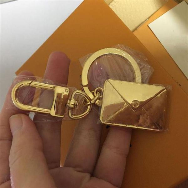 Top qualité or lettre porte-clés pendentif envoyer comme indiqué boîte-cadeau porte-clés personnalisé porte-clés de charme de mode simple pour gift181m