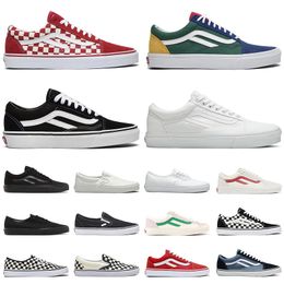 Van Shoes Old Skool Skateboard Casual Designer Schoenen Heren Dames Zwart Wit Mode Outdoor Platte Herenschoenen Sport Sneakers Trainers Maat 36-44