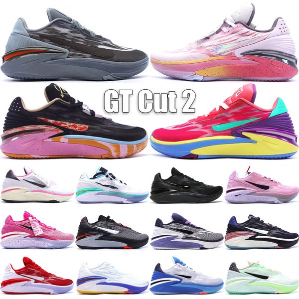 Top GT Cut 2 chaussures de basket pour hommes femmes baskets G.T.Designer Dare To Fly Barely Green Summit Blanc Glace Bleu Leap High Pâques Baskets d'extérieur Taille 36-46
