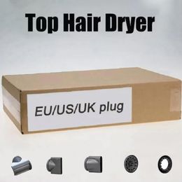 TOP Qualité HD08 HD07 Sèche-cheveux sans feuilles Souffleur à ions négatifs Sèche-cheveux électrique sans ventilateur avec prise US EU UK avec emballage scellé