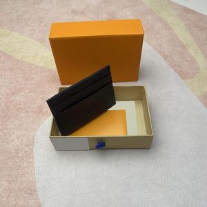 Topkwaliteit Houders Klassieke Luxe Designers Korte Portemonnee Mens Voor Vrouwen Echt Lederen PVC Business Credit Card Houder Tassen