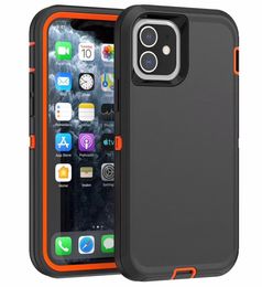 Étuis de téléphone antichoc hybrides robustes pour iPhone 14 1312 11 Pro Max XR X XS 7 8 Plus 6 6S Galaxy Note 20 S20 S0 Ultra S10 S10e Note 9 8 S9 S8 Clip de ceinture Couverture arrière de protection