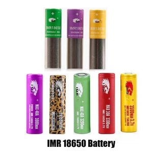 Batterie Li-ion IMR 18650 de qualité supérieure, léopard, or, rouge, violet, 3000mAh, 3200mAh, 3300mAh, 3500mAh, 3.7V, 40a, 50a, cellule au Lithium rechargeable IMR18650