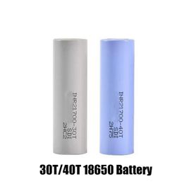 Topkwaliteit INR21700 30T batterij 3000mAh 40T 4000mAh 21700 lithium 35A 3,7V Li-ion oplaadbare batterijen cel voor Samsung grijs blauw