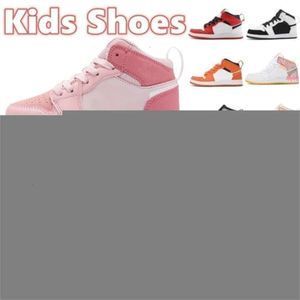 Topkwaliteit j4 Jumpman 1s 1 kinderschoenen peuters jongens jeugd sneakers hoog basketbal kind universiteit blauw Chicago Patent gefokt zwart wit jongen meisje Sho