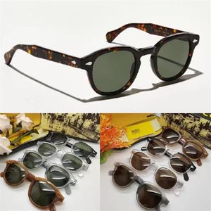 Top qualité Johnny Depp Lemtosh Style lunettes de soleil hommes femmes Vintage ronde teinte océan lentille lunettes de soleil avec boîte d'origine 2246