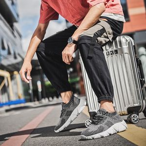 Top qualité tricot femmes hommes chaussures de course noir bleu gris extérieur jogging sport baskets taille Eur 36-45 code LX21-222
