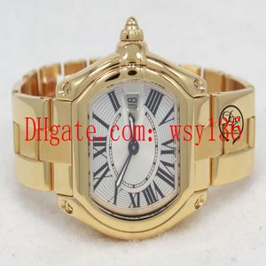 Topkwaliteit dames quartz horloge w62018v1 2676 18K geel goud zilveren wijzerplaat Damesmode Wathces3145