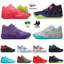 Topkwaliteit Lamelo Ball Mb01 heren basketbalschoenen groot formaat 12 Galaxy Rock Ridge Red Blast Buzz City wit blauw Be You luxe mode