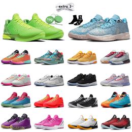 Lebrons de qualité supérieure 20 xx témoin mamba 6 chaussures de basket-ball 6s Designer Men Sneakers protro Grinch Think Pink All Star Young Heris Total Orange Je promets les entraîneurs sportifs