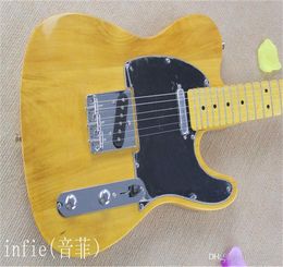 2022 Topkwaliteit lagere prijs natuurlijke kleur gitaren elektrische gitaar op voorraad
