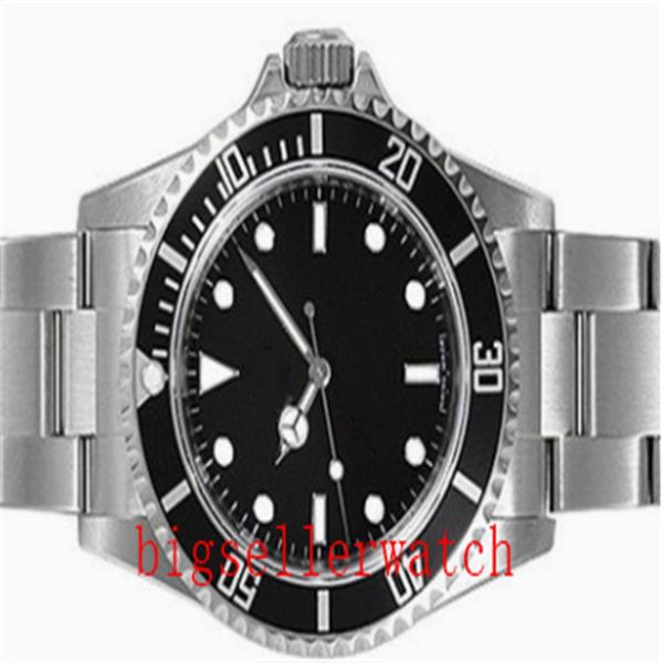 Top qualité luxe montres de plongée hommes automatique 14060m noir sans date montres fermoir en céramique lunette chrono date en acier inoxydable watch251l