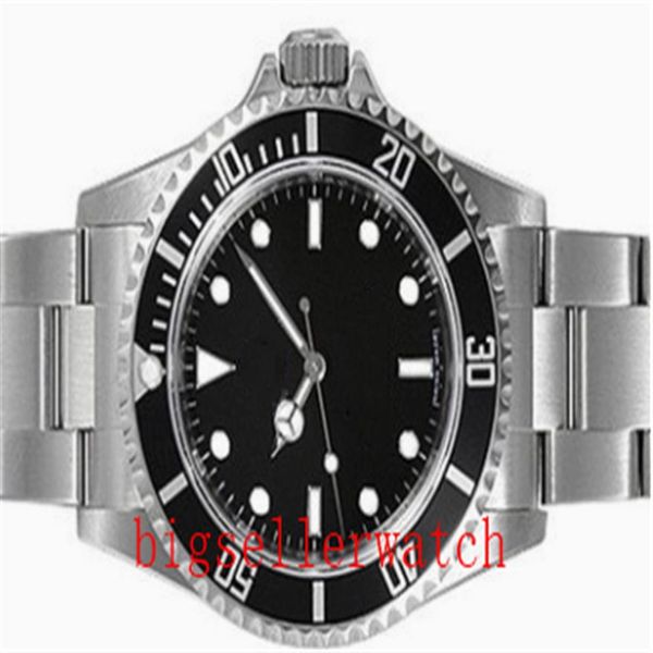 Top qualité luxe montres de plongée hommes automatique 14060m noir sans date montres fermoir en céramique lunette chrono date en acier inoxydable montre205M