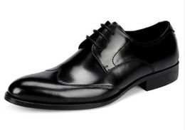 Mocassins en cuir de luxe pour hommes, chaussures de soirée, vin noir, chaussures d'affaires formelles, de qualité supérieure, mocassins à la mode, EU37-46