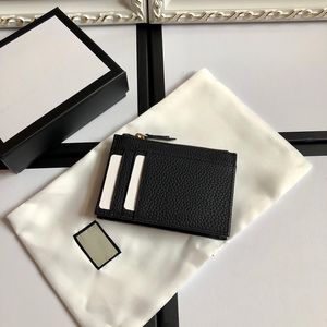 Designers de luxe de qualité supérieure portefeuilles clés femmes en cuir véritable carré porte-clés porte-monnaie porte-cartes hommes avec boîte