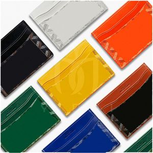 Portefeuilles en cuir de qualité supérieure Go Yard Porte-cartes de créateurs Slim Mini Portefeuille Porte-monnaie Hommes Femmes Bourse de luxe Designer Zipper Portefeuille Sac de carte de crédit avec boîte en gros