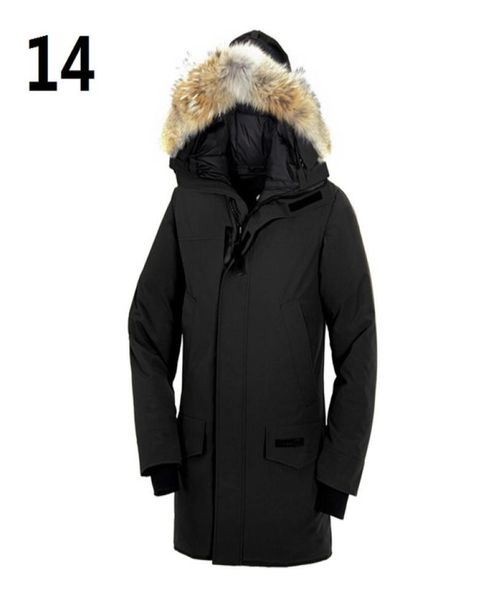 Man de mejor calidad GOOSE Down Jackets Real Wolf Fur Down Parka Men039s Ports impermeable Invierno con la salida 5 MOD7914855