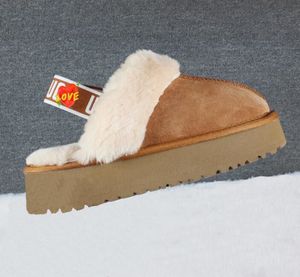 Topkwaliteit man vrouwen vergroten sneeuw slippers zachte comfortabele schapenvacht houd warme slippers meisje mooi cadeau gratis overdracht 2022 hete uggits