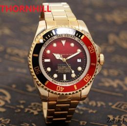 Topkwaliteit mannen klassieke Deep Sea Dwellers horloges 43 mm Montre Japan Quartz Movement Chronograph Waterdichte datum horloge heren dragen kerstcadeaus