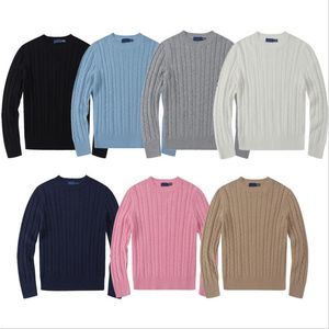 Pulls pour hommes à manches longues haut tendance automne printemps vêtements lettre broderie pull pull manteau pull en cachemire fin pull à col rond épaissir noël