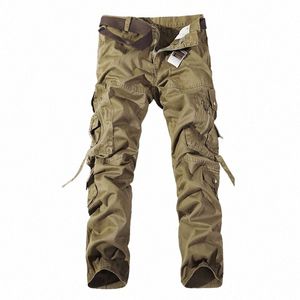 Top qualité hommes militaire camo cargo pantalon loisirs cott pantalon cmbat camoue salopette 28-40 AYG69 83st #