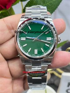 Topkwaliteit herenhorloges 124300 41 mm cal.3230 automatisch mechanisch horloge 904L CLEAN fabriekssaffier lichtgevende duiken groene wijzerplaat keramische horloges-3
