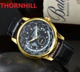 Top qualité hommes montre pleine fonction chronomètre mode horloge décontractée homme numéro numérique concepteur luxe Quartz mouvement montres Mo