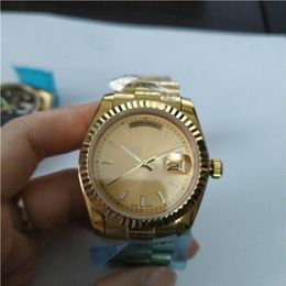 Relógio masculino de alta qualidade, relógios mecânicos automáticos, estilo fashion, cor dourada, relógio de pulso r391635