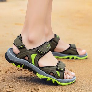 top qualité hommes femmes formateurs sport grande taille sandales transfrontalières chaussures de plage d'été sandale décontractée pantoufles jeunesse à la mode respirant chaussure de mode code: 23-8816-1
