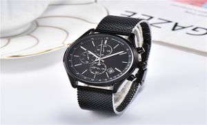 Men039s de alta calidad Watch Boss Quartz Watch Fashion Casual Men039s Mira correa de acero inoxidable Todas las funciones pueden funcionar normales7823448