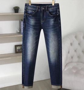 Topkwaliteit heren designer jeans voor heren en dames modemerk luxe broek slim fit motorfiets hiphop denim broek