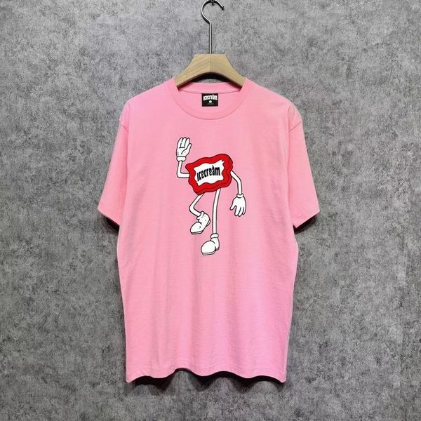 Designer pour hommes de qualité supérieure T-shirt Summer Brand Billionaire Boys Club Tshirts Ice Cream Cartoon Graphic Print Tee Shirts Streetwear