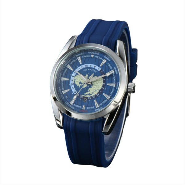 Reloj de diseño para hombre de alta calidad, relojes de movimiento de cuarzo de moda de lujo, montre de luxe aaa explorer reloj azul, relojes de pulsera orologio